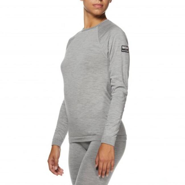 Six2 Maglia Termica Moto Wool Grey Unisex